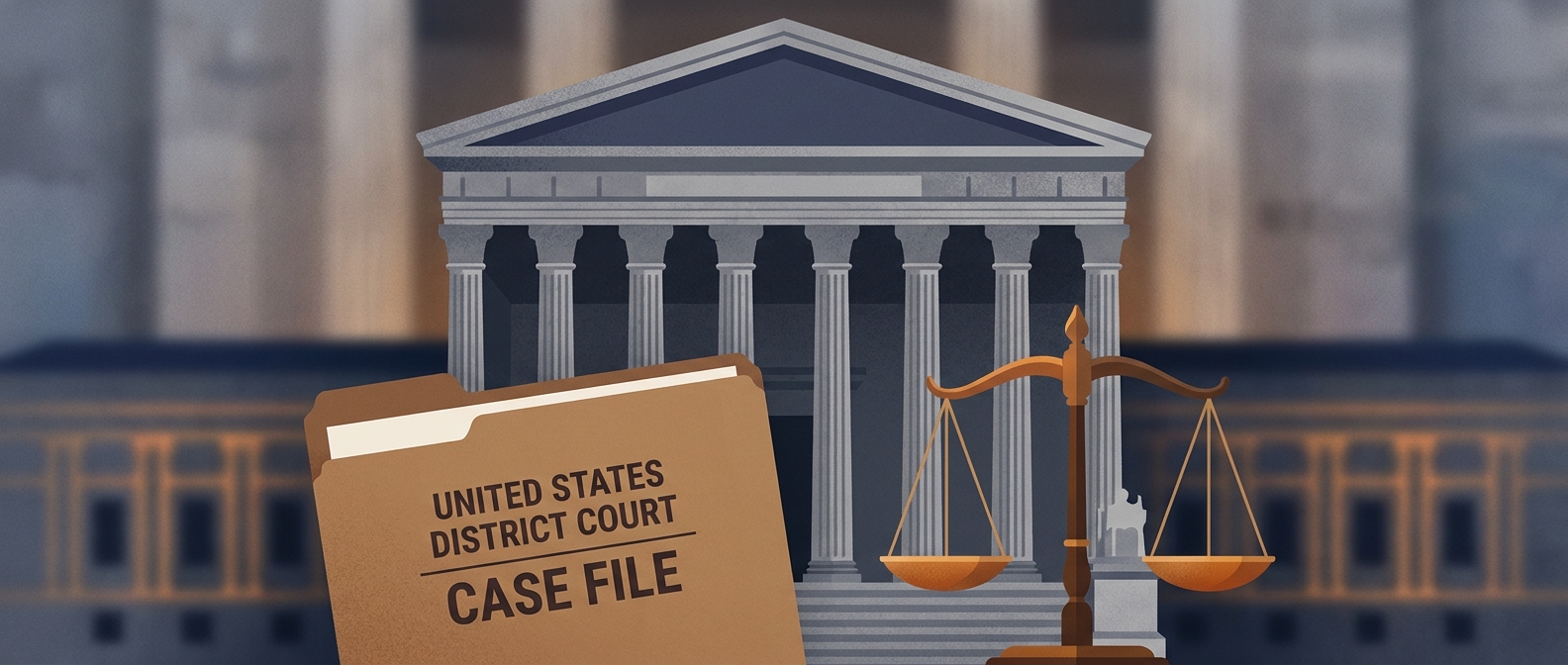 Maryland Federal Criminal Defense Attorney Conceptual Illustration Of Federal Criminal Defense In The U.s. District Court For The District Of Maryland
