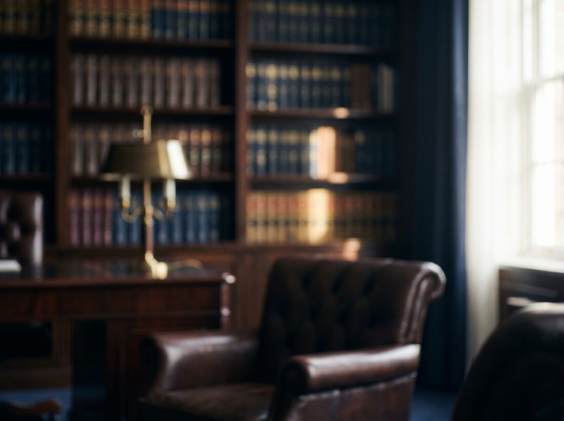 Federal Criminal Defense Law Firm Law Office Interior With Legal Volumes — A Federal Criminal Defense Law Firm Focused On Appeals And Post-Conviction Work