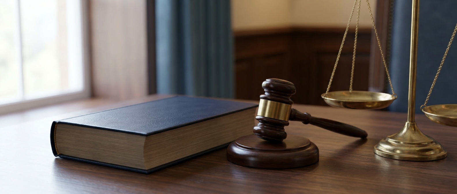 Federal Sex Crimes Lawyer Federal Sex Crimes Lawyer Concept Showing A Law Book, Gavel, And Scale Of Justice On An Attorney'S Desk