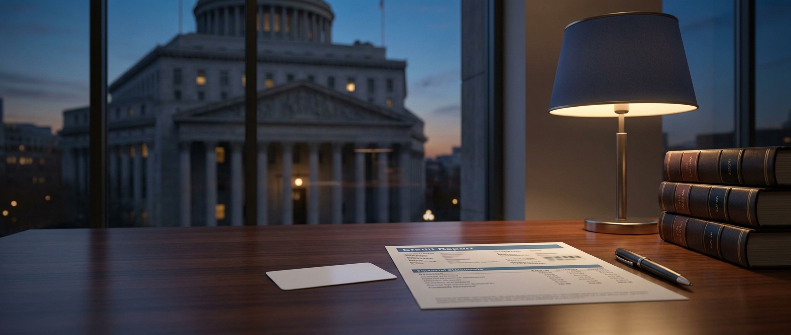 Identity Theft Lawyer Identity Theft Lawyer Reviewing Means-Of-Identification Documents At A Federal Criminal Defense Firm