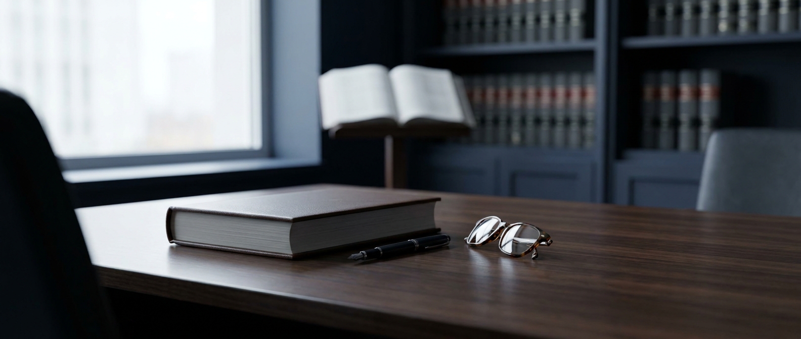 Presentence Investigation Report A Bound Report And Reading Glasses On An Attorney&Amp;Apos;S Desk Representing The Presentence Investigation Report