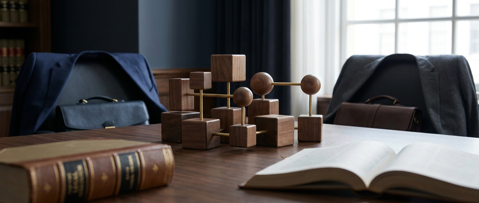 Role In The Offense Interconnected Blocks Of Different Sizes On An Attorney'S Desk Representing Role In The Offense Adjustments